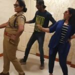 Chandra Lakshman Instagram - Reeling and fooling around with @sowmya_gandhi and @dream_catcher_kayaz and video eduthadu @rashmi_jayagopal 💝💝😝 #moongirl #instareels #locationfun #trajendar Kochi, India