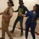 Chandra Lakshman Instagram - Reeling and fooling around with @sowmya_gandhi and @dream_catcher_kayaz and video eduthadu @rashmi_jayagopal 💝💝😝 #moongirl #instareels #locationfun #trajendar Kochi, India