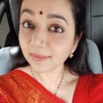 Chandra Lakshman Instagram - Traditional day kinda Sunday💕 #moongirl #sareelove #cottonsaree #happysunday