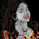 Chandra Lakshman Instagram - So creative!! Thanks @rp__arts_ for this beautiful work🙏👍 #moongirl #arts #rparts #creativity