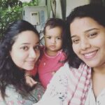 Chandra Lakshman Instagram - Jab we met!!😍😍 🧿My doll Paapa,@brindakarthikd and mommy dearest @lakshmanmalathy🧿 #moongirl #friendslikefamily #soulsisters #babiesaredivine