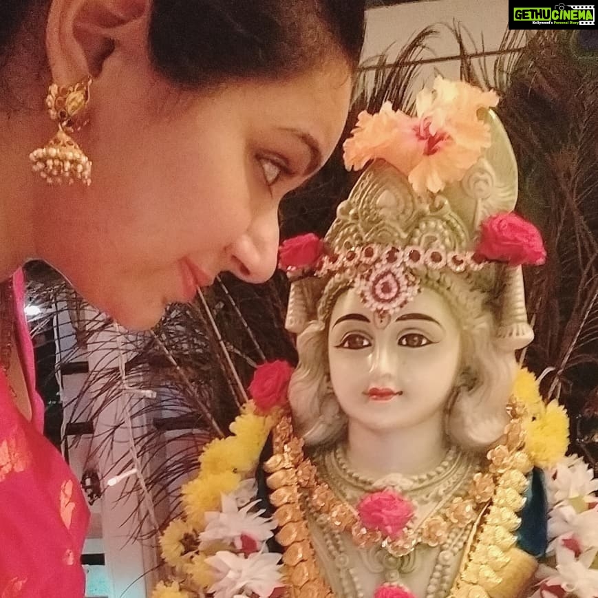 Chandra Lakshman Instagram - The Krishna and me pic-mandatory 🤗