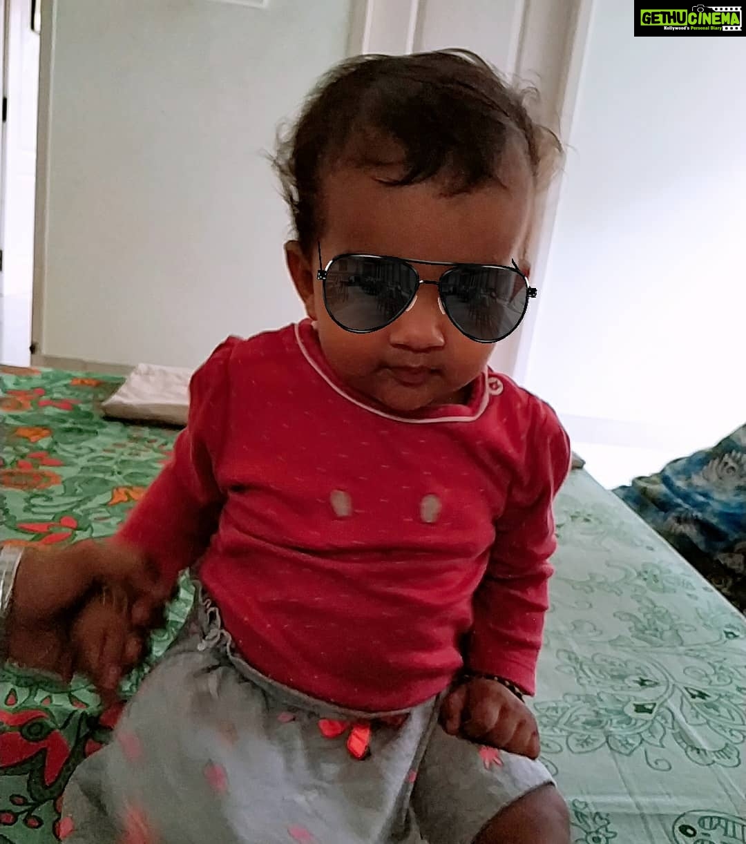 Chandra Lakshman Instagram - Jab we met!!😍😍 🧿My doll Paapa,@brindakarthikd and mommy dearest @lakshmanmalathy🧿 #moongirl #friendslikefamily #soulsisters #babiesaredivine