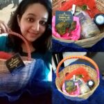 Chandra Lakshman Instagram - What a lovely basket of nature's own products from @magical_jar..!! Thanks so much for the love..💖 #moongirl #naturalskincareproducts