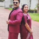 Chandra Lakshman Instagram – 💗 1 day to go 🎉
@tosh.christy

#moongirl #lifeisbeautiful #swanthamsujata #suryatv #sareelove #picoftheday #reelandreal #couplegoals Kochi, India