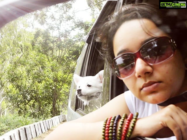 Chandra Lakshman Instagram - #traveldiaries with #chakku #🐩 #dogstagram