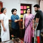 Chandra Lakshman Instagram – @tosh.christy @rashmi_jayagopal @manaved.__
#bts #swanthamsujata #suryatv Kochi, India