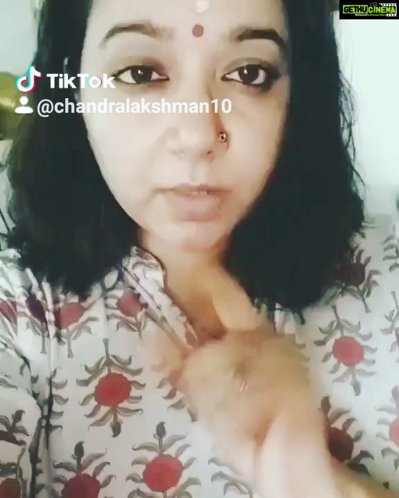 Chandra Lakshman Instagram - #moongirl #tiktokindia #nithyananda #tiktoktamil #🙏