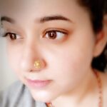 Chandra Lakshman Instagram - Nose pin change=a selfie 😁 #moongirl #nosepin #favouritejewellery #pleasegiftmenosepins😜 #filterselfie