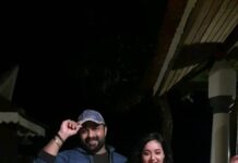 Chandra Lakshman Instagram - Very late in the trend but loving it.. With #achayan @tosh.christy #moongirl #justforlaughs #instareels #naattu Kanjippadom. കഞ്ഞിപ്പാടം