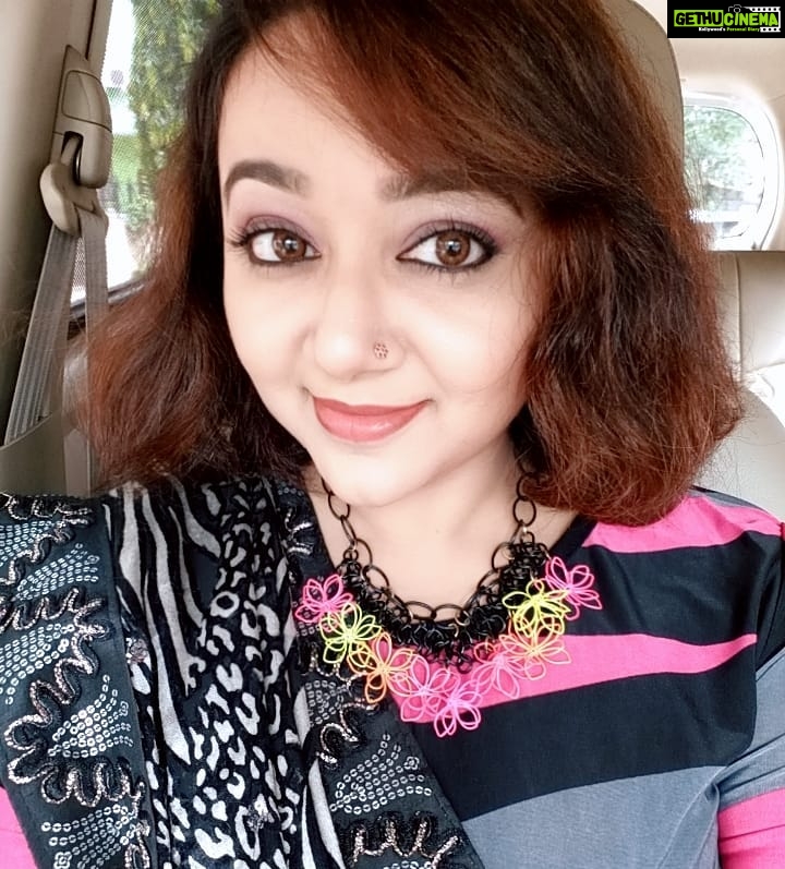 Chandra Lakshman Instagram - #moongirl #shootingdiaries #makeupon #selfstyling