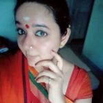 Chandra Lakshman Instagram - Temple scenes #moongirl #lordshiva #templevisit #marundeeswarar #divinemonday #iyerponnu #sareelove