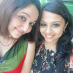 Chandra Lakshman Instagram - #moongirl #saturdayfunday with #bestbuddy #movietime #weekendvibes #madness #crazyselfies @shwetzrocks