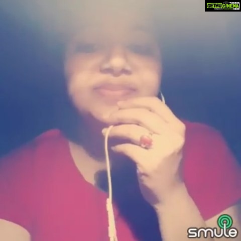 Chandra Lakshman Instagram - An humble attempt in singing my favourite God's most amazing song😍 #moongirl #chethimandaramtulasi #favouritesong #vishusong #loveformusic #smuleindia Full song on my fb Page..https://www.facebook.com/ChandraLakshmanActress/