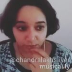 Chandra Lakshman Instagram - #moongirl #musically #workandfun #breaktimefun #nomakeupday