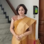 Chandra Lakshman Instagram – #moongirl #kanchivaramsilk #sareelover #bestattire #traditional #funkyhaircut #allsmiles ๐