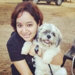 Chandra Lakshman Instagram - 😍😍 and yet another doggie n me pic..🤗 #dogsareagirlsbestfriend #dogsofinstagram #animals #mansbestfriend🐶