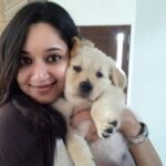 Chandra Lakshman Instagram - The best companion man can ever have..the best creation of God..the most trustworthy living being😍😘Most importantly they don't judge you..all that they need is a little attention and love.😚 #mansbestfriend🐶 #selflesslove #chakku #luckyus