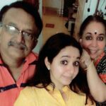 Chandra Lakshman Instagram - My cuties..😍😍 #familyisablessingfromgod #ammaappa #familygoals #mystrength #myweakness