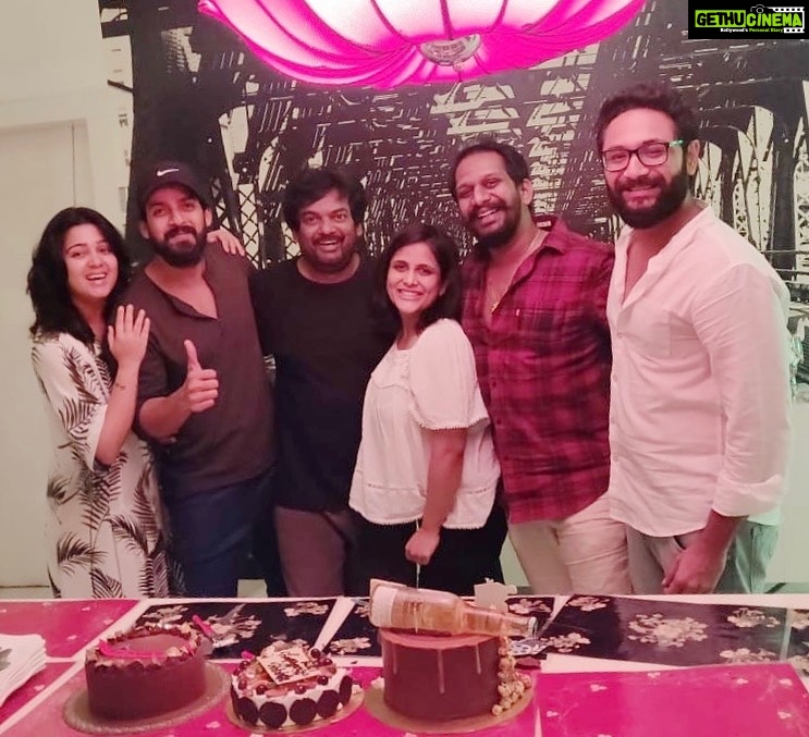 Charmy Kaur Instagram - #happybirthday to our biddaa @iamvishureddy π₯° ur hard work n dedication make us sooo proud of u each day π₯° .. letβs keep rocking ππ»π₯³πͺπ» Hyderabad