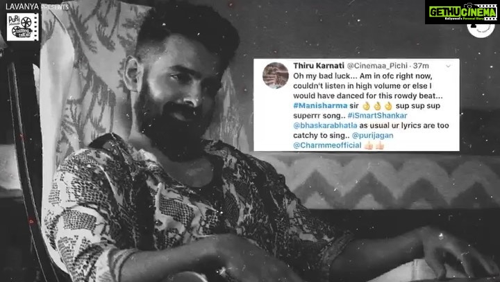 Charmy Kaur Instagram - Thank you for all the love for the #iSmart title song! Amazing response 🤗❤ 😘 Lyrical link in bio #iSmartShankar @purijagannadh @ram_pothineni @puriconnects @poetbb @nabhanatesh @nidhhiagerwal #anuragkulkarni @zeemusiccompany #PCfilm Hyderabad