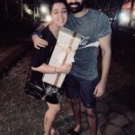 Charmy Kaur Instagram - This came in like a massive surprise.. a day bfore my Bday @ram_pothineni gifts me sumthing tat i hv been wanting from quite sum time .. The best part is he thought abut Wat Wud i like , n carried it all the way to Our outdoor shoot 😘 n ur quote to me 😂 I can’t stop laughing 😂😂 Thanks for everything my #ismartshankar 🤗❣️🤟🏻 #friendshipgoals 🥳 #taurus #buddies
