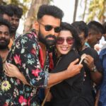 Charmy Kaur Instagram - I had told ya It will be feast from the beast 😈 #HBDRaPo Celebrating @ram_pothineni ‘s Bday n success of #ismartshankarteaser on sets of #ismartshankar song shoot 🤗😈💪🏻 @purijagannadh @puriconnects @iamvishureddy @nabhanatesh #PCfilm