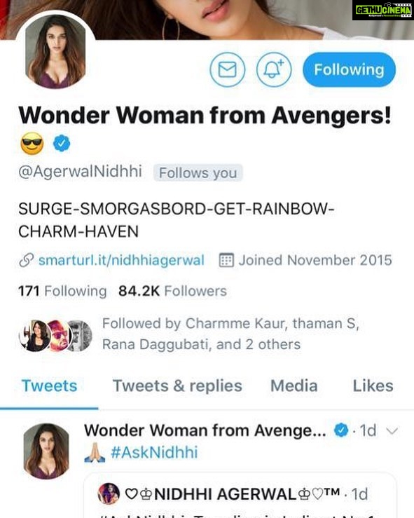 Charmy Kaur Instagram - Ha ha haaaaaaaa my #ismartgirl 😂😂😂😂😂😂 @nidhhiagerwal 😂😂😂😂👌🏻👌🏻👌🏻👏🏻👏🏻👏🏻👏🏻