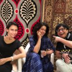 Charmy Kaur Instagram - Friends r the best.. spending time together on sets of #ismartshankar 😘😘 friends with loooooooots of benefits 😝😝😝 @karencamposbhatia #fariyal 🤗 HYyderabad
