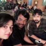 Charmy Kaur Instagram - With our dearest #venkymama DIR bobby on sets of #ismartshankar #dimaakkharab song sets .. we surely have a lot of gossips to discuss tonight 😉 @purijagannadh @puriconnects #PCfilm Hyderabad