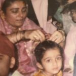 Charmy Kaur Instagram – Mummy ne heroine bana rakha tha bachpan se 😂😂 #childhood #memories #mom n #me 😍😍 btw that innocence .. how did I loose it 🤷🏼‍♀️😂😁