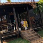 Charmy Kaur Instagram - Happiness is when ur babies come all the way to goa to spend time with u on sets 😍 #petsofinstagram #ismartshankar #romantic Morjim Beach