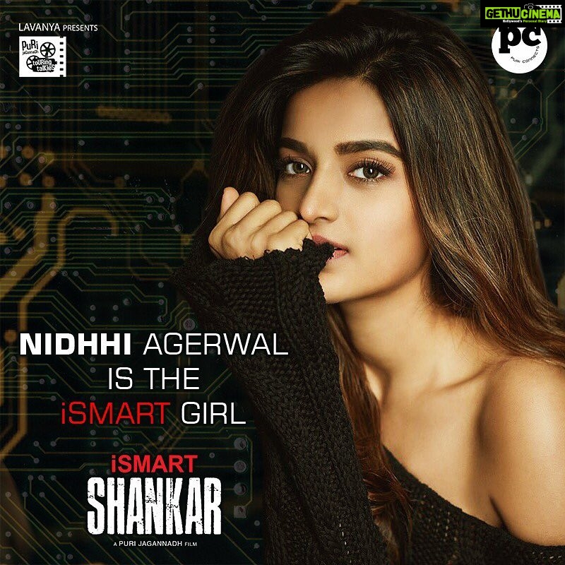 Charmy Kaur Instagram - Welcome to the #ismart #PC family πππ€ our #ismartgirl @nidhhiagerwal π Letβs rock #ismartshankar @ram_pothineni @purijagannadh @puriconnects #PCfilm