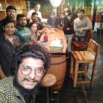 Charmy Kaur Instagram - Happy happy to uuuu 🤗 #PCman 😁 #Repost @manirajpadigomula with @get_repost ・・・ About last night 😍 Had a great time with these people 😊 Thank you @purijagannadh Sir for unconditional love 😍 Thank you so much ma'am @charmmekaur For arranging a special bday party, thanks alot for the cake and drinks, you made my day very special 🤗😍 #BirthdayScenes Hyderabad