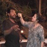Charmy Kaur Instagram - Happy happy to uuuu 🤗 #PCman 😁 #Repost @manirajpadigomula with @get_repost ・・・ About last night 😍 Had a great time with these people 😊 Thank you @purijagannadh Sir for unconditional love 😍 Thank you so much ma'am @charmmekaur For arranging a special bday party, thanks alot for the cake and drinks, you made my day very special 🤗😍 #BirthdayScenes Hyderabad