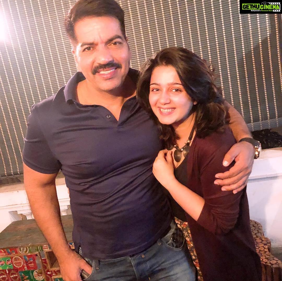 Charmy Kaur Instagram - With the real life hero π he n his life stories r soooo inspiring .. #fanmoment πcanβt get over u #DayaNayak #encounterspecialist #aboutlastnight