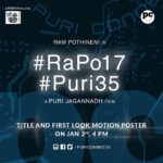 Charmy Kaur Instagram - Get ready for this one coming tomorrow 3rd jan at 4 pm 🤗 title n 1st look motion poster launch 🥳 Feast from the beasts 😉#RaPo17 #Puri35 #PCfilm @ram_pothineni @purijagannadh @puriconnects Puri Connects
