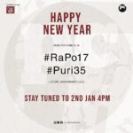 Charmy Kaur Instagram - Yaaaayyyyyy #happynewyear2019 🥳 Stay tuned for sum auwsum new year surprises coming on jan 2nd 2019 4 pm 😍 #RaPo17 #Puri35 #PCfilm @purijagannadh @ram_pothineni @puriconnects