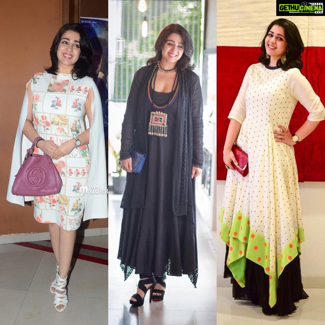 Charmy Kaur Instagram - Which is ur fav look ?? #entrepreneurlife #PC #actor #bussinesswoman