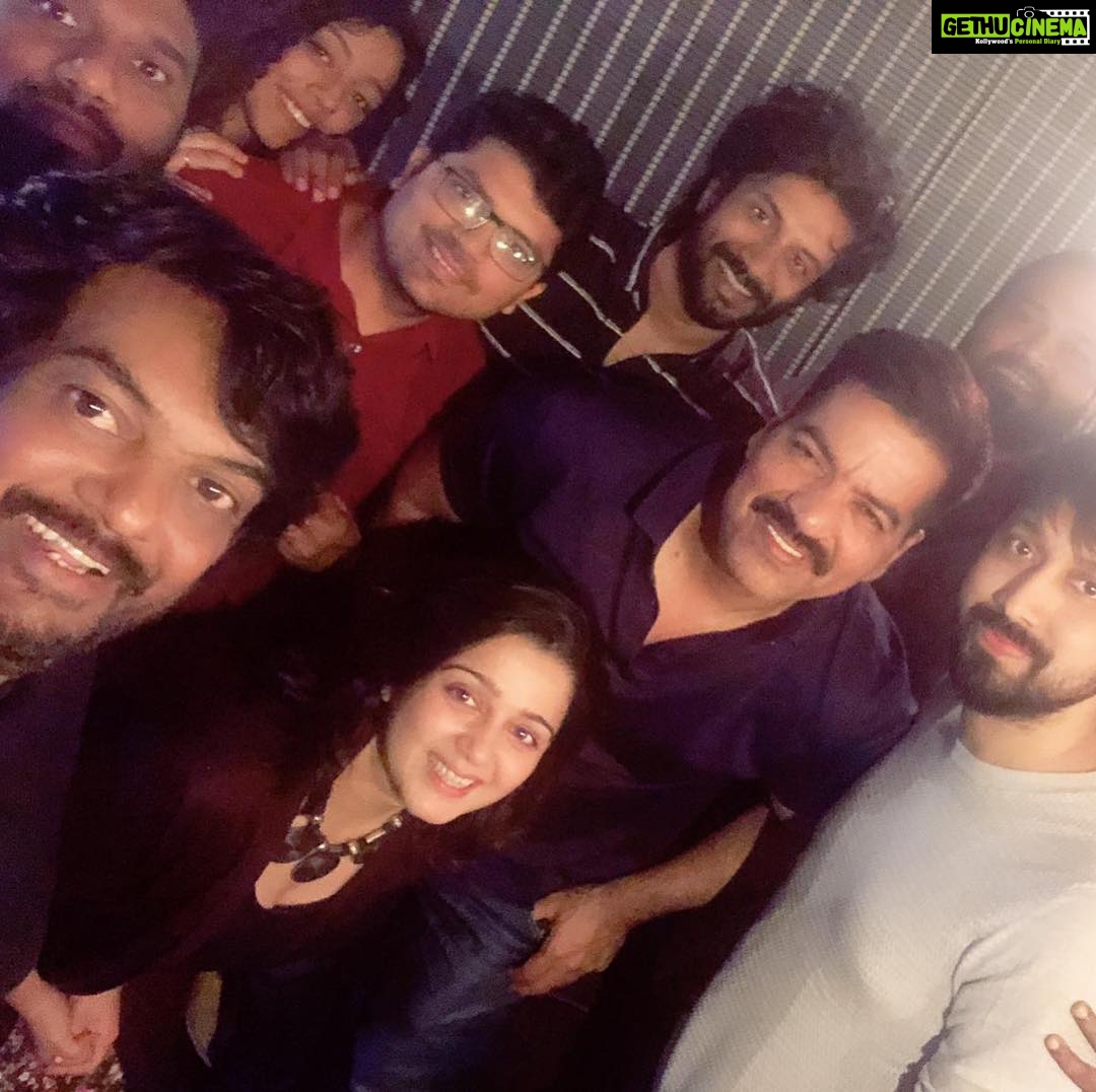Charmy Kaur Instagram - With the real life hero π he n his life stories r soooo inspiring .. #fanmoment πcanβt get over u #DayaNayak #encounterspecialist #aboutlastnight