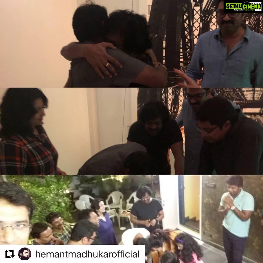 Charmy Kaur Instagram - It was a happy happy bday to uuuuuu 👻👻👻 unfortunately no proper pics .. but I m glad all had fun 🤗 #Repost @hemantmadhukarofficial with @get_repost ・・・ Nothing can give me more happiness than this.Thank you @purijagannadh @charmmekaur @pgopimohan for this.
