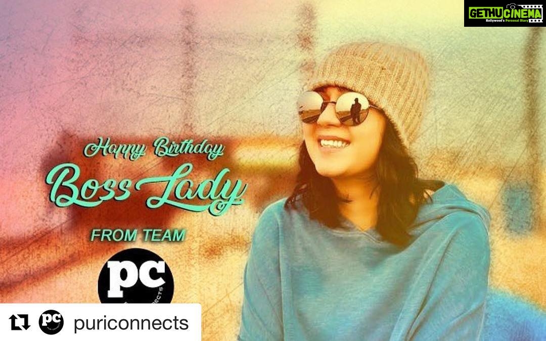 Charmy Kaur Instagram - #Repost @puriconnects with @get_repost ・・・ Happy birthday to #BossLady @charmmekaur Your energy and dedication keeps us going! Hope this year is filled with success and happiness in abundance. Keep slayin! 😊✌🏻- #TeamPC