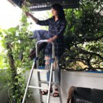 Charmy Kaur Instagram – This is One thing I love doing the most on my off day #gardening 😍
Especially on a Sunday with drizzles 😍😍 Puri Connects