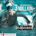 Charmy Kaur Instagram - 🤗🙌🏻👏🏻👌🏻💃 #Repost @thefilmmehbooba with @get_repost ・・・ It's 3Million Views #Mehbooba Zindabad #pcfilm #puri34 #mehboobaonmay11th @purijagannadh @charmmekaur @actorakashpuri @iamnehashetty @vishu___reddy @sandychow44 @poetbb @junaid_editor @vishnu_sarma #jonnyshaik