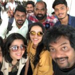 Charmy Kaur Instagram - Team #Mehbooba all set to fly to vellore @vitvellore @rivieravituniversity .. experience it today eve 👍🏼 @purijagannadh @puriconnects @actorakashpuri @iamnehashetty @vishu___reddy #PCfilm @thefilmmehbooba Rajiv Gandhi International Airport-International Arrival