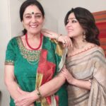 Charmy Kaur Instagram - Happy happy waala birthday to my ever green beauty mommy 😘😘 U are the light and energy of uppal khaandaan my mother india 😘😘