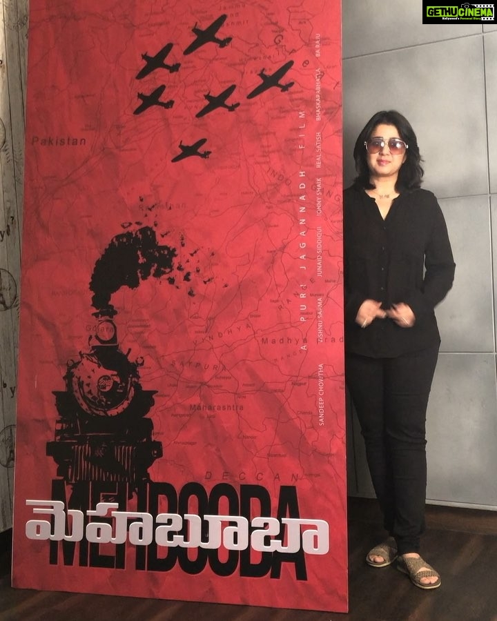 Charmy Kaur Instagram - #MehboobaTeaser at 10 am tomorrow.. 👍🏼 https://www.youtube.com/purijagannadh stay tuned #PCfilm ❤️ @purijagannadh @thefilmmehbooba @actorakashpuri @puriconnects @vishnu_sarma @jonnytheanimator @anil.paduri @vishu___reddy @junaid_editor @shaykhjunaid31 @iamnehashetty 