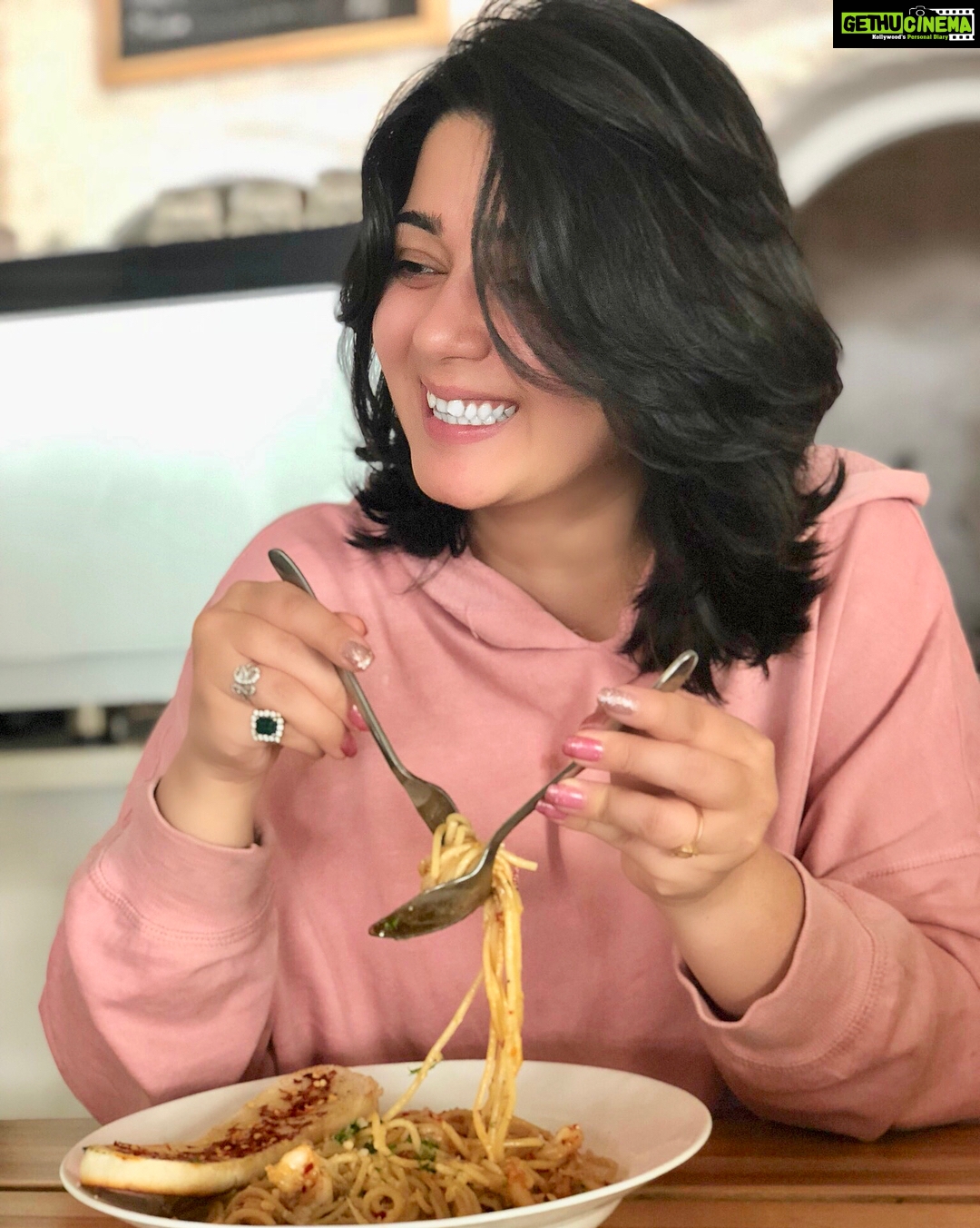 Charmy Kaur Instagram - When ur fav pasta can give u immense happiness 😍 #smallthingsmatter 😋