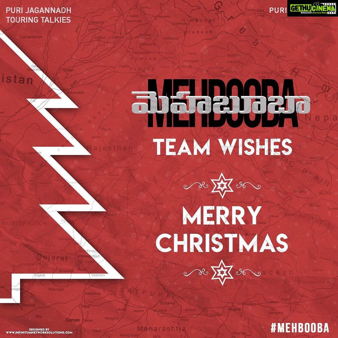 Charmy Kaur Instagram - #MerryXmas 🎄 @purijagannadh @puriconnects @thefilmmehbooba @actorakashpuri #PC #Mehbooba #PCfilm 