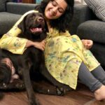 Charmy Kaur Instagram - ‪My fav work mate 😘 #Pablo #PCpet #MyBaby #PC @PuriConnects #Mehbooba work in progress ❤️‬ Hyderabad